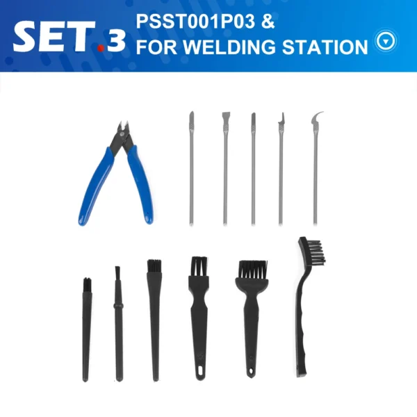 PROSTORMER Soldering Iron Tip Welding Head Rapid Cleaning Ball Welding Wire Brush Pliers Accessories - Image 4