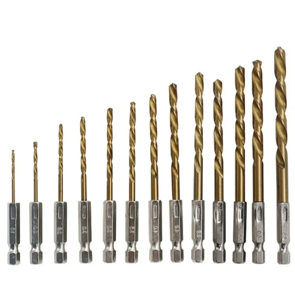 Twist Drill Bits 13 PCS HSS Hexagonal Shank High Speed Steel Electric Screwdriver Drill Bit Electric Drill 1.5-6.5mm - Image 4