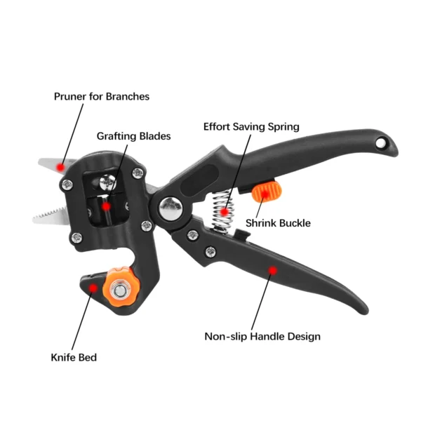 Pruning Cutting Grafting Shears Scissors Pruner Orchard and Garden Tools Multi-function Household Garden Pruner by PROSTORMER - Image 2
