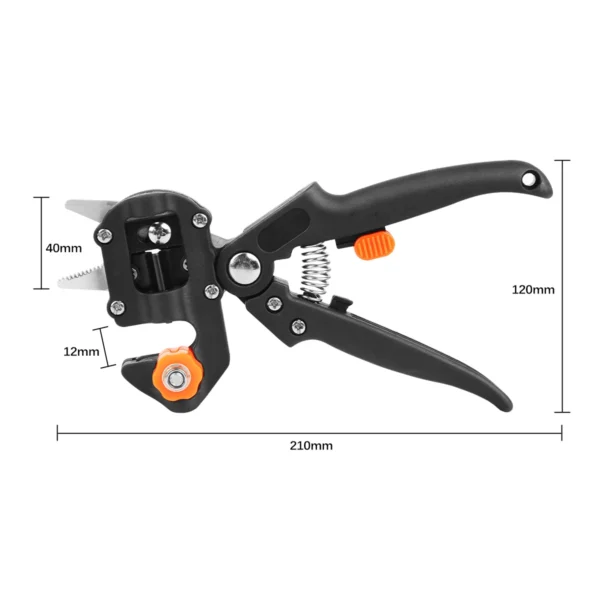PROSTORMER Vaccination Secateurs Grafting Machine Garden Tools with 2 Blades Tree Grafting Tools Secateurs Scissors Pruner Shear - Image 4