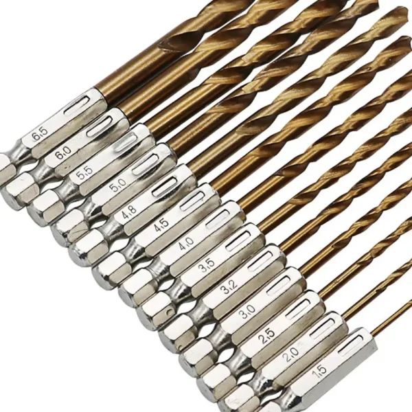 Twist Drill Bits 13 PCS HSS Hexagonal Shank High Speed Steel Electric Screwdriver Drill Bit Electric Drill 1.5-6.5mm - Image 6