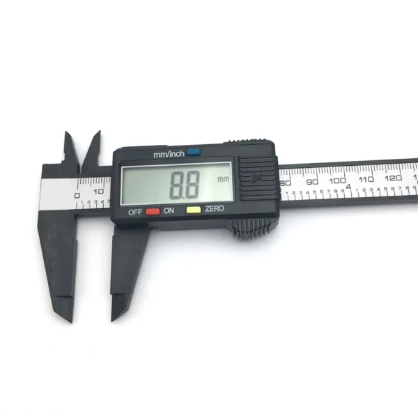 Vernier Caliper 0-150mm 6 inch Measuring Tool Plastic LCD Digital Electronic Carbon Fiber Ruler by PROSTORMER - Image 3