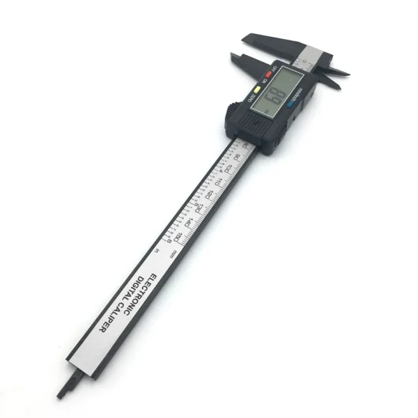 Vernier Caliper 0-150mm 6 inch Measuring Tool Plastic LCD Digital Electronic Carbon Fiber Ruler by PROSTORMER - Image 5