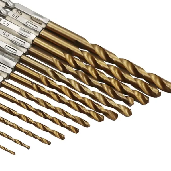 Twist Drill Bits 13 PCS HSS Hexagonal Shank High Speed Steel Electric Screwdriver Drill Bit Electric Drill 1.5-6.5mm - Image 5