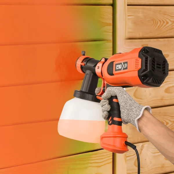 750W Electric Spray Gun 1200ML Paint Sprayer 4 Nozzle Sizes Flow Control Airbrush Easy Spraying Household Tools by PROSTORMER - Image 5