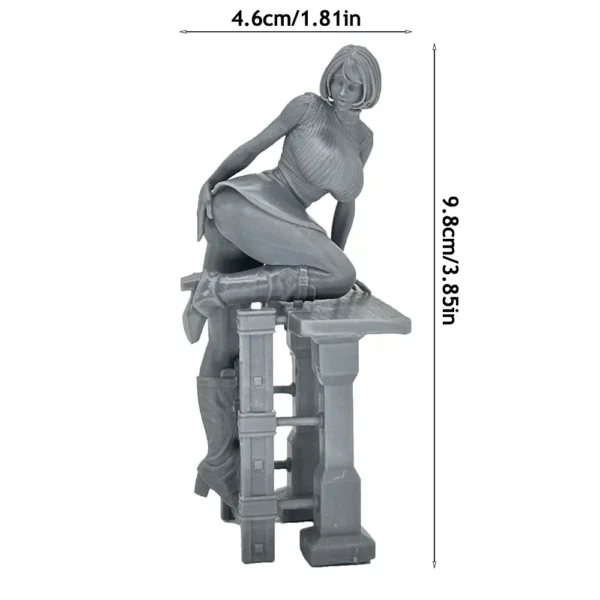 Jia Ling Bao 1:24 Miniature Resin Plastic Model Kit Unpainted Resin Model Kit A167 - Image 3