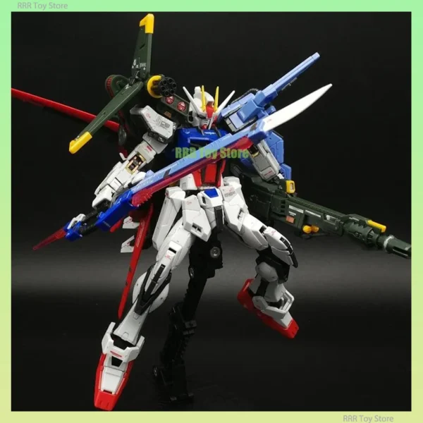 Modong HG 1/144 PERFECT STRIKE Model Kit SEED Collection Assembly Action Figures Robot Figurine Plastic Model Kids Toy Gifts