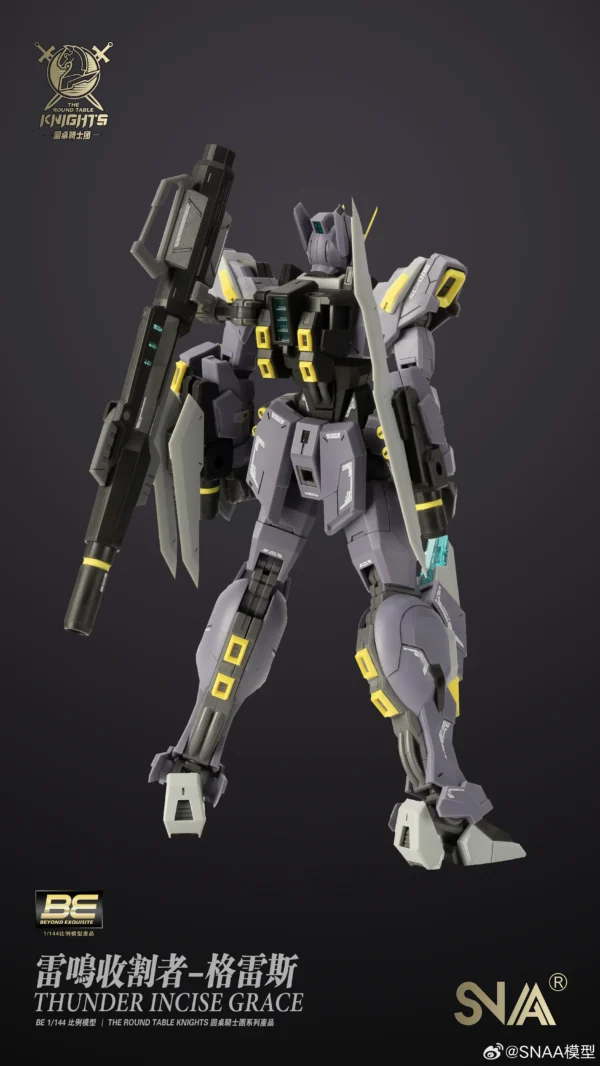SNAA HG 1/144 Thunder Incise Grace Model Kit The Round Table Knights Action Figures Robot Figurine Plastic Model Toys Gifts - Image 6