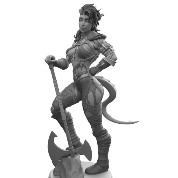 Karlach Figure 1:18 Miniature Figure Resin Model Kit Unpainted Plastic Model Kit A466 - Image 2