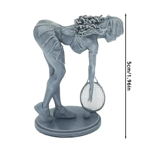Tennis girls 1:24 Miniature Resin Plastic Model Kit Unpainted Resin Model Kit A1198 - Image 6