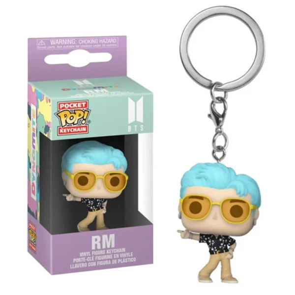 Funko POP Pocket Keychain Toy Men's Team RM SUGA JUNG KOOK JIMIN Jin V J-HOPE Pocket Pop Keychain Vinyl Figure Collection Toys - Image 3