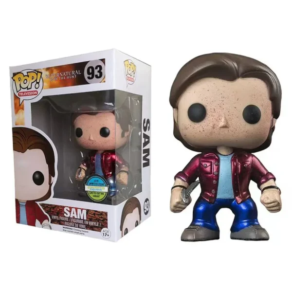 Funko POP Supernatural Bobby Singer 305 Bloody Sam 93 Dean 94 Castiel 95 Crowley 200 VINYL Figure Exclusive Limited Model Toys - Image 3