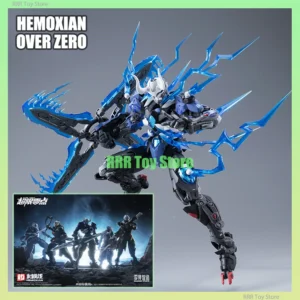HEMOXIAN MG 1/100 Scale Lone Shadow Assembly Model Kit 19CM With 4 Head Mask OVER ZERO Action FIgure Robot Plastic Model Toy