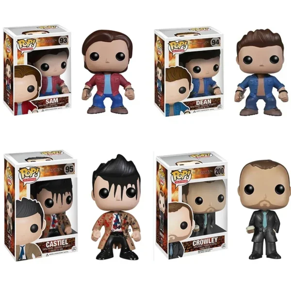 Funko POP TV Supernatural Join the Hunt Sam 93# Dean 94# Castiel 95# Crowley 200# Hot Topic Exclusive VINYL Figure Model Toys - Image 3