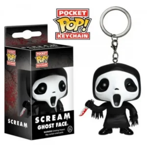 2024 New FUNKO Keychain Toys Pennywise Scream PVC Action Figure Collectible Model Toys for Chlidren Christmas Birthday Gift