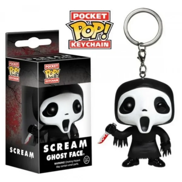 2024 New FUNKO Keychain Toys Pennywise Scream PVC Action Figure Collectible Model Toys for Chlidren Christmas Birthday Gift