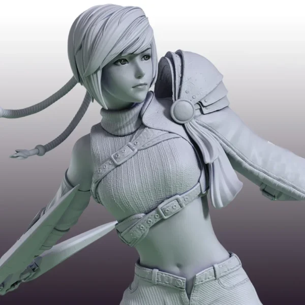 Yuffie Figure Miniature Model 1:24 Resin Model Kit Unpainted Plastic Model Kit A1942 - Image 2