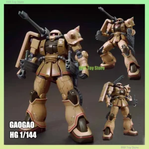 GAOGAO HG 1/144 Assembly Model Kit GTO 019 MS-06CK ZAKU HALF CANNON Action Figures Robot Figurine Plastic Model Hobby Toys Gifts