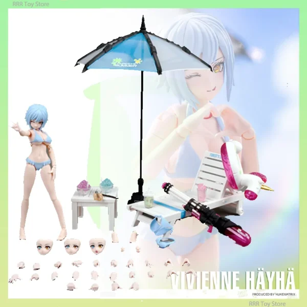 Nuke Matrix Vivienne Hayha Action Figures Matrix Fox Hunt In Swimsuit Forest's Summer Mobile Suit Girl Sexy Model Statue Toys