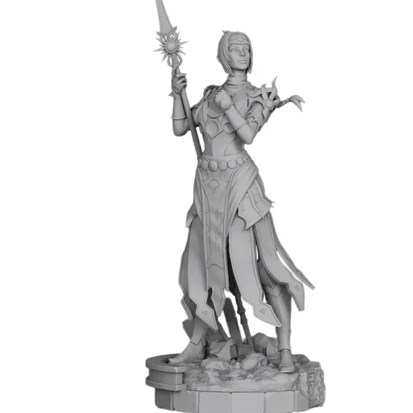 Shadowheart Miniature Figure 1:16 Resin Model Kit Unpainted Plastic Model Kit Anime Figure A586 - Image 2