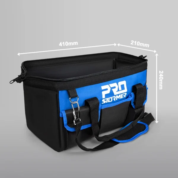16/18inch Waterproof Tool Bag with Bag Shoulder Strap Belt Electrician Portable Working Tools Storage Bags By PROSTORMER - Image 3