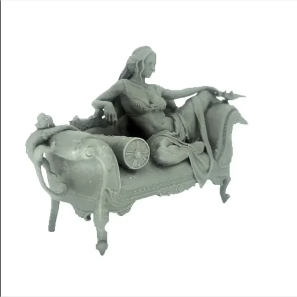Princess 75mm Resin Figure Model Kit 1/24 Scale Models Modelling Unpainted Kits Diy Toys Plastic Model - Image 3