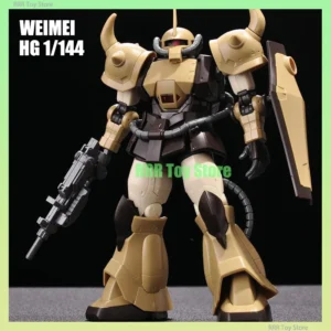 WEIMEI HG 1/144 Assembly Model Kit Prototype Gouf GTO MSD Mobility Demonstrator Sand Color Action Figure Plastic Model Kits Toy