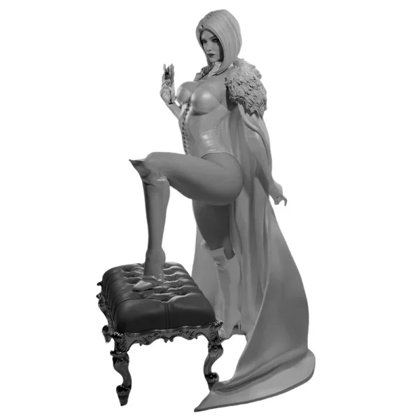 Emma Frost Figure 1:18 Miniature Resin Model Kit Unpainted Plastic Model Kit A494 - Image 2