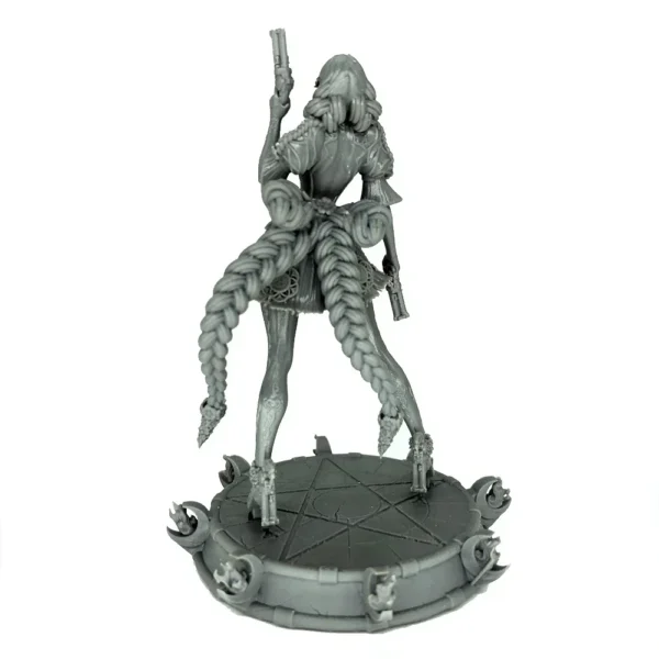 Bayonetta 1/24 Scale Resin Model Kit Unpainted Anime Action Figure Collector's DIY Craft Kit High-Precision Gaming Miniature - Image 4