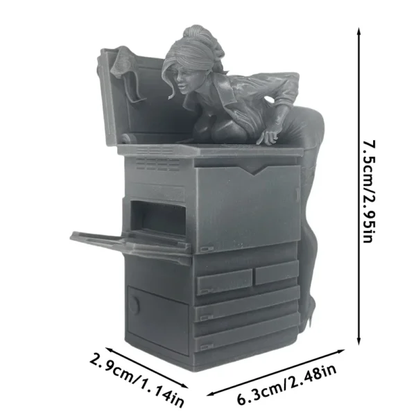 Secretary Figure 1:18 Miniature Figure Resin Model Kit Unpainted Plastic Model Kit A468 - Image 3