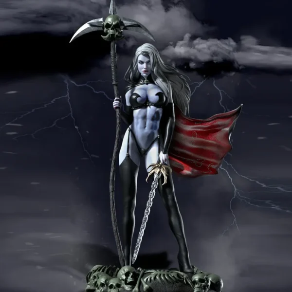 Lady of Death Figure 1:24 Miniature Resin Model Kit Unpainted Plastic Model Kit A689