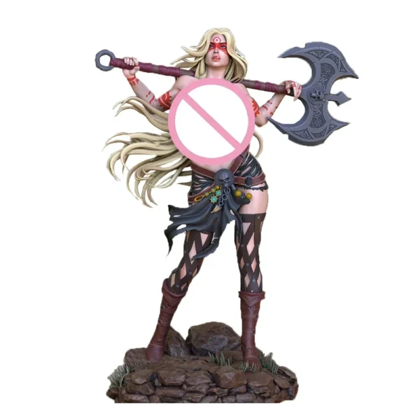 Barbarian 1:24 Miniature Resin Plastic Model Kit Unpainted Resin Model Kit A134 - Image 3