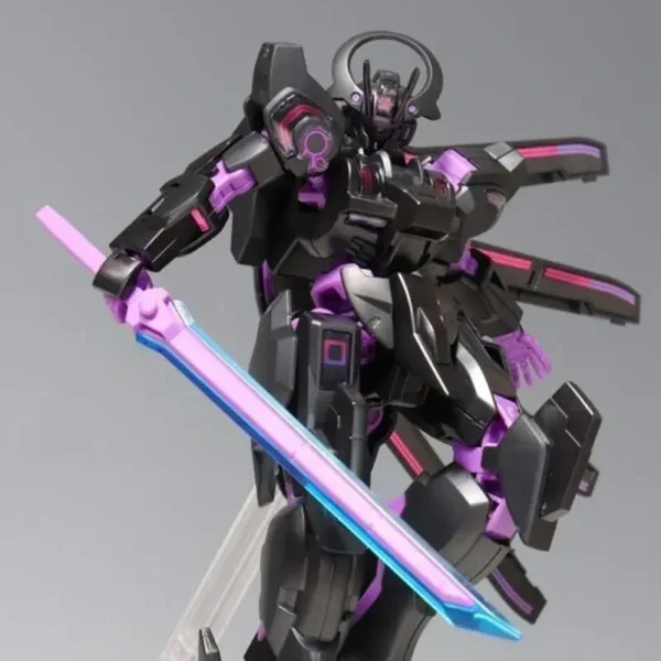 JMS HG 1/144 Schwarzette Neon Purple Model Kit Collection Assembly Action Figures Robot Figurine Plastic Model Hobby Toy Gifts - Image 2