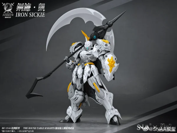 Original SNAA HG 1/144 SC-007 Iron Sickle Assembly Model Kit Knight Action Figure Robot Plastic Model Collection Customized Toys - Image 3