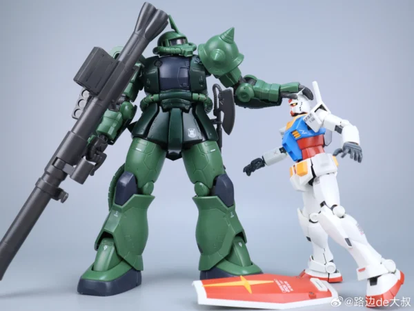 In Stock FangDaJing 1/72 ZAKU II GTO Model Kit TYPE C-6/R6 MS-06C-6/R6 Assembly Action Figures 26CM Robot Plastic Model Kid Toy - Image 3