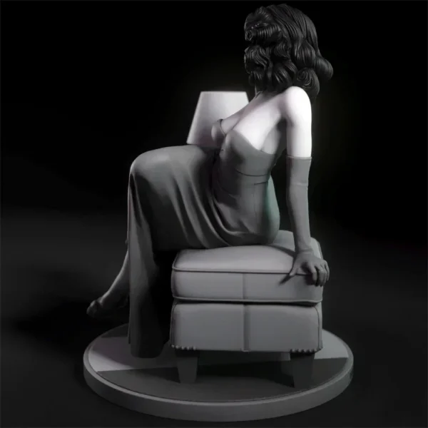 Ava 1/24 miniature Scale Resin Figure Model Kit Assembly Model Unpainted Kits Diy Toys Hobbies Plastic Model A246 - Image 5