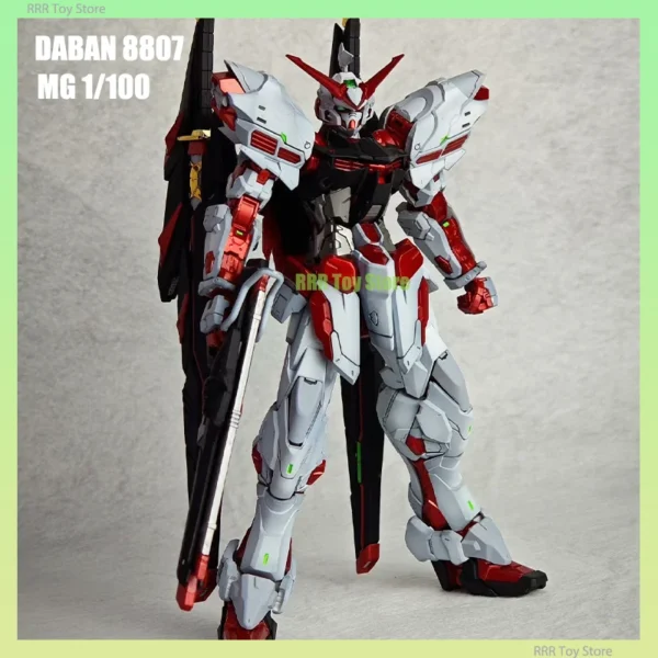 In Stock Daban 8807 MG 1/100 Astray Red Frame Mars Jacket Reprint MBF-P02 Model Kit Assembly Action Figure Robot Plastic Model