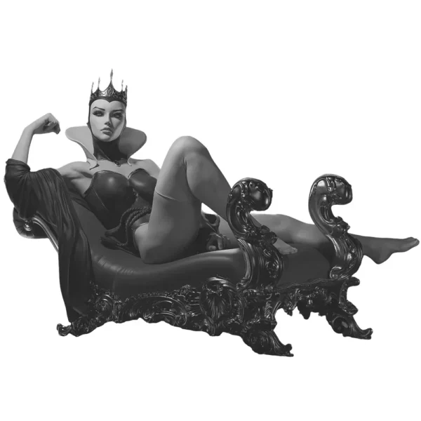 Queen Miniature Figure Anime Figure 1:16 Resin Model Kit Unpainted Plastic Model Kit A457 - Image 2