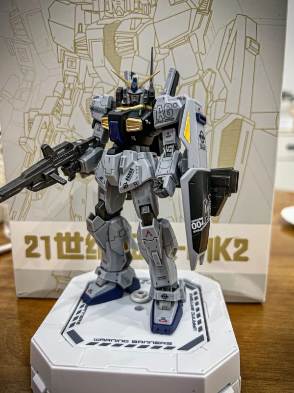 JMS HG 1/144 RX-178 Model Kit MK2 21ST Century Realtype Assembly Action Figures Robot Figurine Plastic Model Colletion Toy Gifts - Image 4