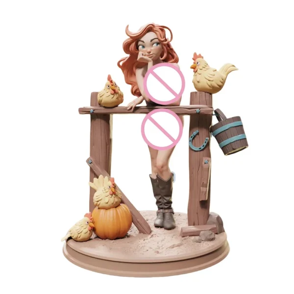 Anime Nerissa Figure 1:24 Miniature Resin Model Kit Unpainted Plastic Model Kit A617 - Image 4