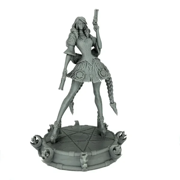 Bayonetta 1/24 Scale Resin Model Kit Unpainted Anime Action Figure Collector's DIY Craft Kit High-Precision Gaming Miniature - Image 2