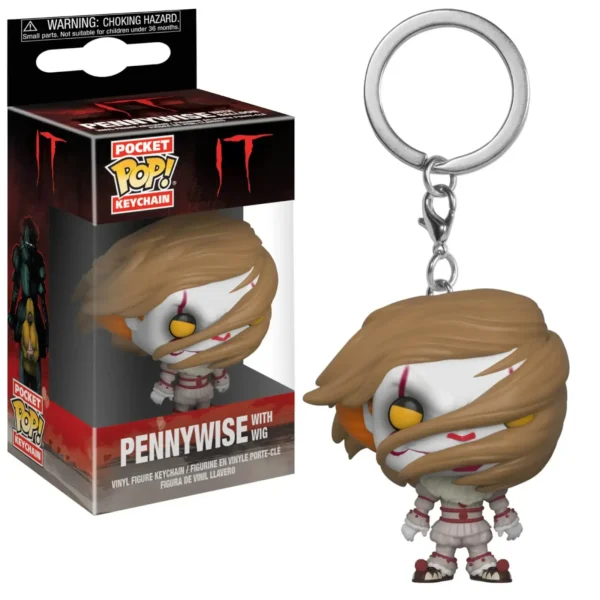 2024 New FUNKO Keychain Toys Pennywise Scream PVC Action Figure Collectible Model Toys for Chlidren Christmas Birthday Gift - Image 3