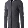 Outono inverno novas chegadas xadrez cardigan de gola de pé esporte casual moda jaqueta braço zip shirt golfe fitness solto top