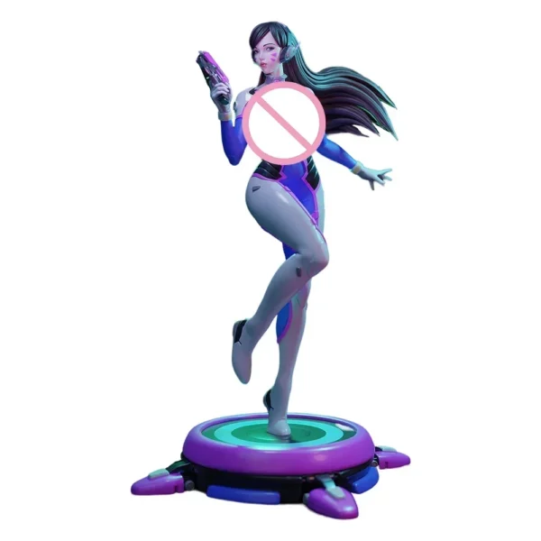 D.Va Figure 1:24 Miniature Figure Resin Model Kit Unpainted Plastic Model Kit A528 - Image 3