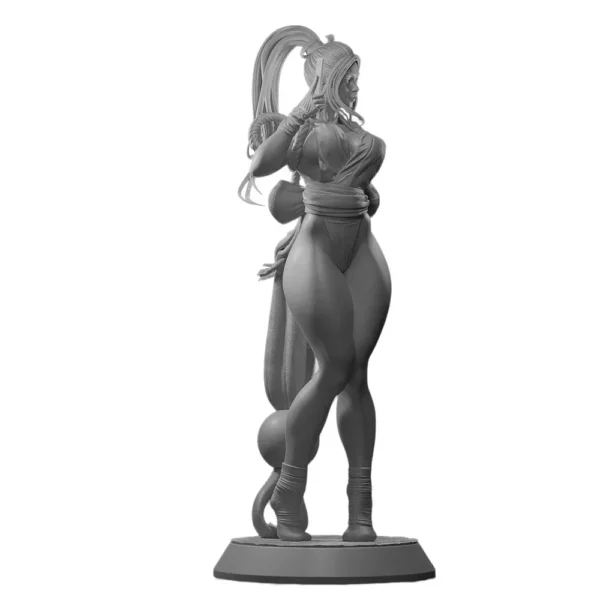 Mai Shiranui Miniature Figure 1:24 Resin Model Kit Unpainted Plastic Model Kit Anime Figure A582 - Image 3