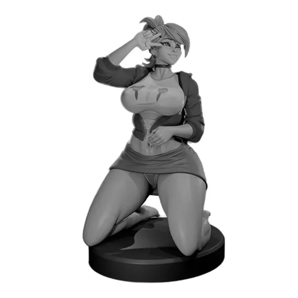 Frankie Foster and Tsunade Figure 1:18 Miniature Figure Resin Model Kit Unpainted Plastic Model Kit A561 - Image 5