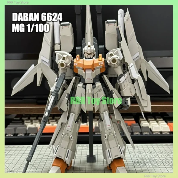 In Stock DABAN 6624 MG 1/100 RGZ-95C ReZEL TYPE-C GR Model Kit Assembly Action Figures Figurine Robot Plastic Model Toy Kid Gift