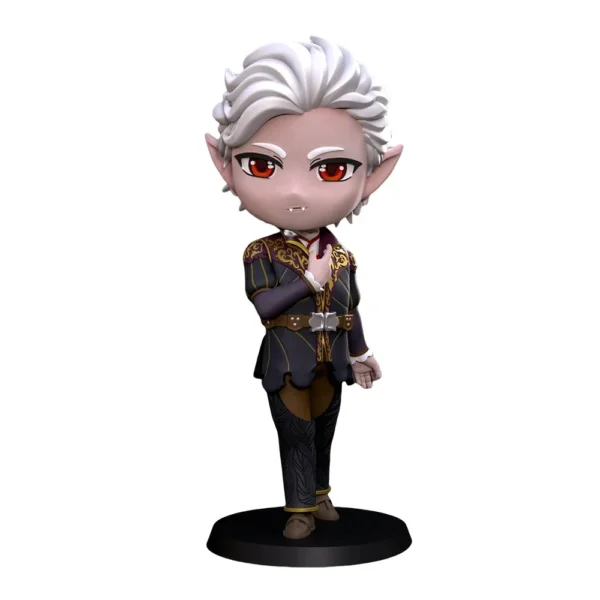 Big Head Astarion Anime Figure, Karlach Miniature Statue, 1:18 Unpainted Resin Model Kit, DIY Painting, 100mm - Image 3
