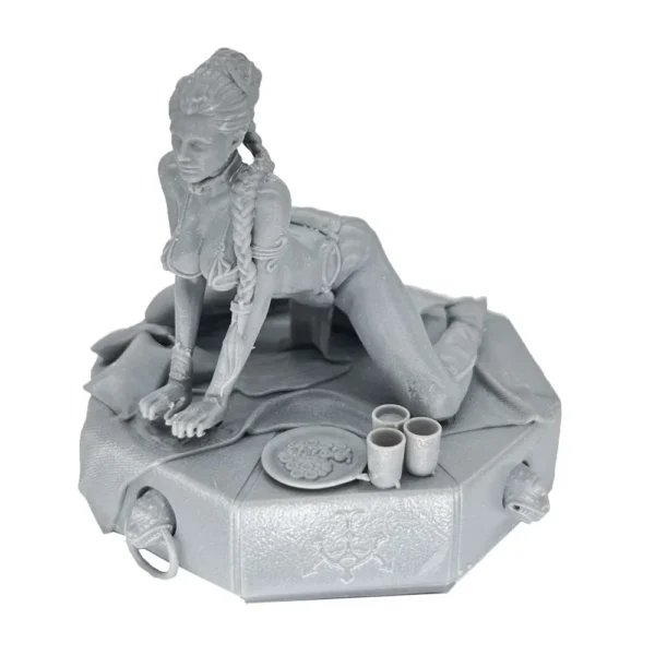 Leia Slave 75mm Resin Model Kit 1/24 Scale Unpainted DIY Hobby Kit Collectible Figure Anime Statue A132 - Image 6