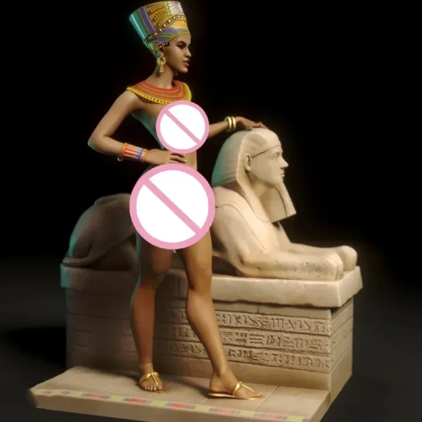 Nefertiti 75mm Resin Model Kit 1/24 miniatureScale Figure Model Kit Unpainted Kits Plastic Model Kit A236 - Image 2